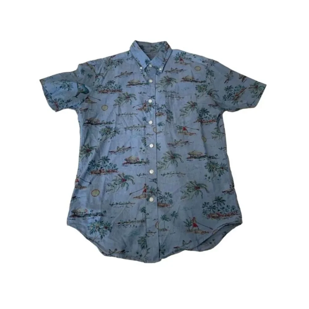 J. Crew, Island , chambray, button-down shirt, size small